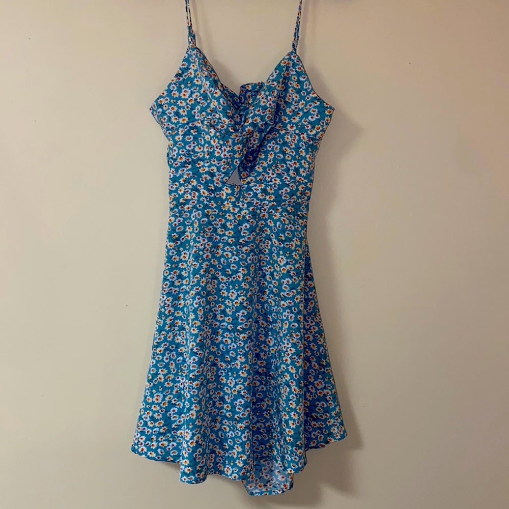 Medium open backed sundress with flowers